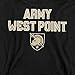 West Point United States Military Academy Official Stacked Unisex Youth Pull-Over Hoodie,Black, Large
