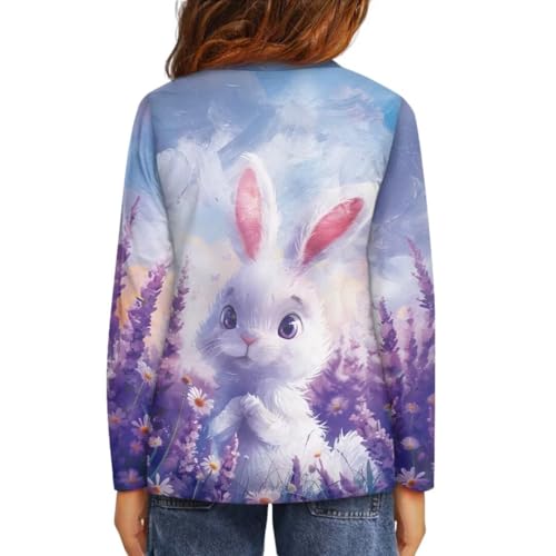 Image of Long Sleeve Shirts for Girls Winter Tops 3-16t Cartoon T Shirts for Fall Clothes