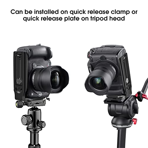 Dslr Camera L Bracket Vertical Horizontal Switching Tripod Quick Release Plate Compatible With Canon Nikon Sony Dji Osmo Ronin Zhiyun Stabilizer Tripod Monopod #TOP5