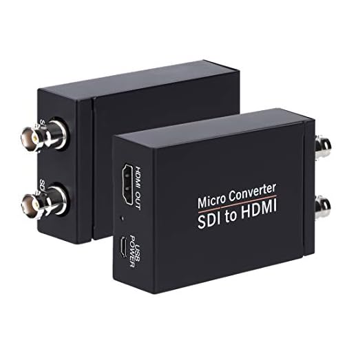 Conversor SDI para HDMI, Preto