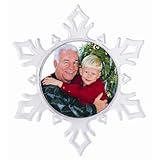 2-7/8' Snowflake Photo Ornaments - Pack of 100