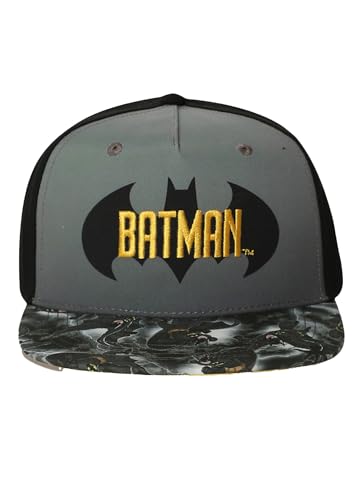 Image of Kidsville Official DC Comics Batman Cap for Kids Boys & Girls | Adjustable Closure