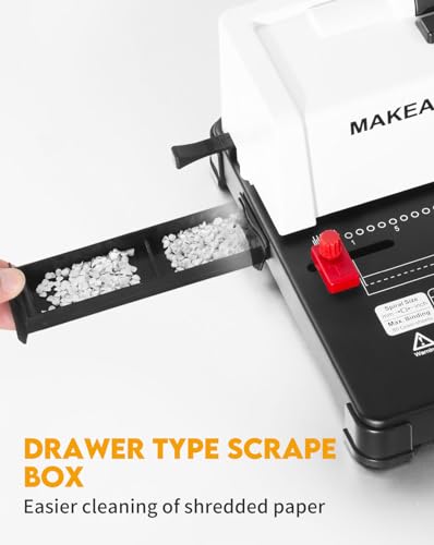MAKEASY Spiral Binding Machine, 12 Sheets Punch Capacity, Electric Coil Insert, Book Binder Machine for A4/A5/Letter Size Paper, Come with 1 Box pcs 5/16'' Coils & Pliers
