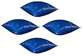 Winter Block Above Ground Pool Winter Air Pillow – Heavy Duty, Cold Resistant Cover Float for Winterizing & Closing Aboveground Pools, 4’ x 4’, 4-Pack