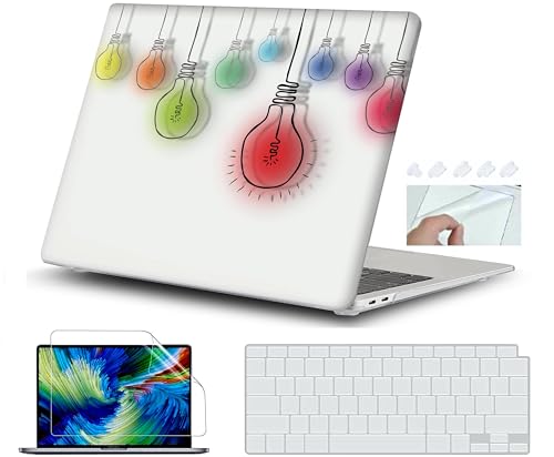 Image of Case for MacBook Air 13 inch A1466 & A1369 Older Version 2010-2017 Release Crystal Clear Case with Liquid Retina Display, Plastic Hard Shell(Design11)