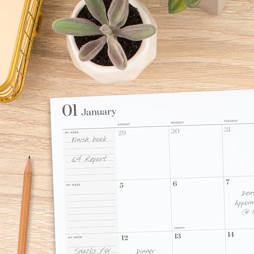 Cambridge 2025 Planner, Monthly, 8-1/2\" x 11\", Large, WorkStyle, Seaside Blue (1606-091-12-25)