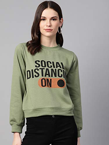 Image of pluss Women's Fleece Round Neck Sweatshirt