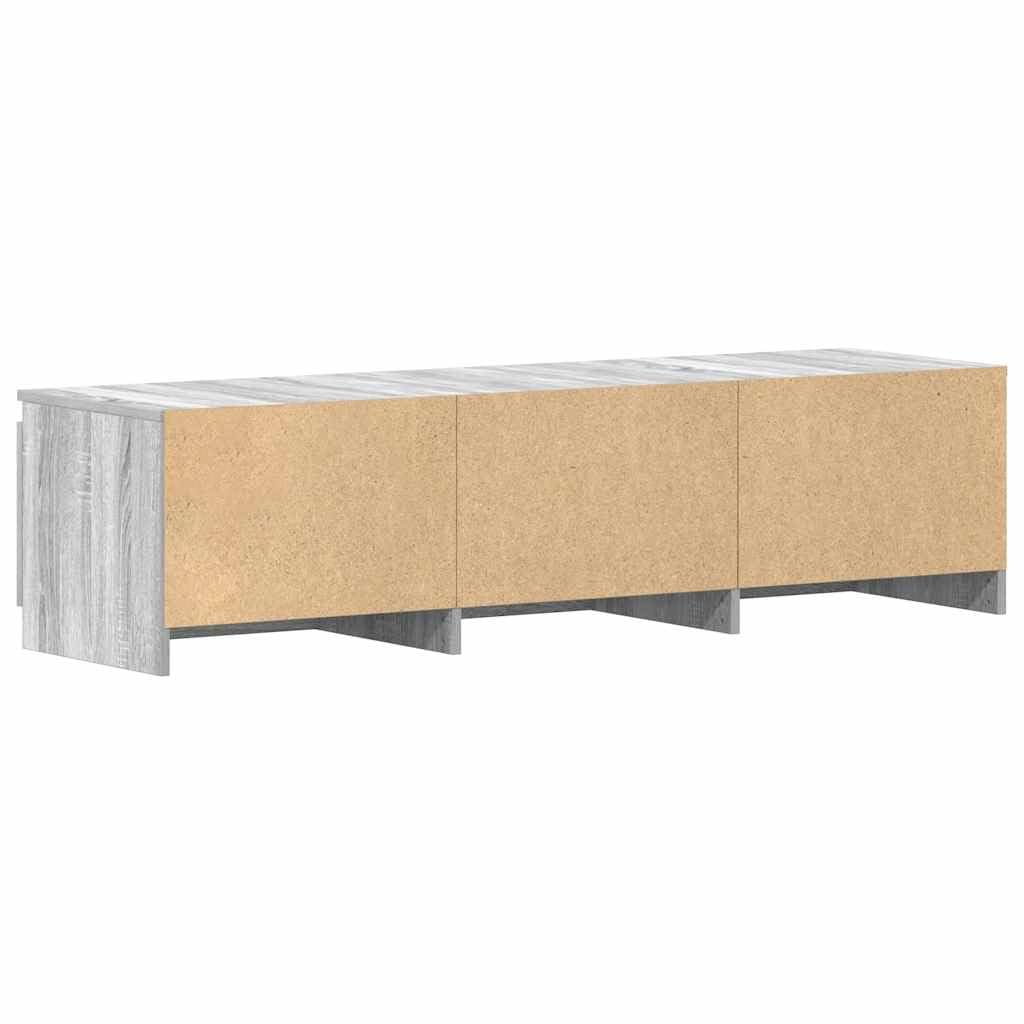 vidaXL Mobile TV Grigio Sonoma 140x40x35,5 cm in Legno Multistrato