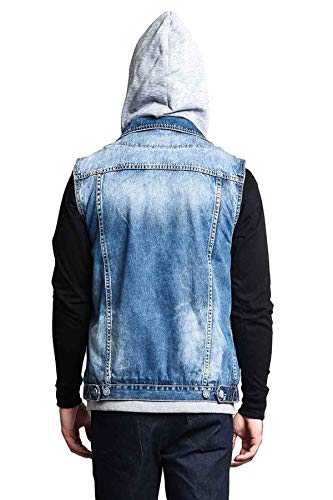 Image of VICTORIOUS Rocker Denim Jean Vest Jacket