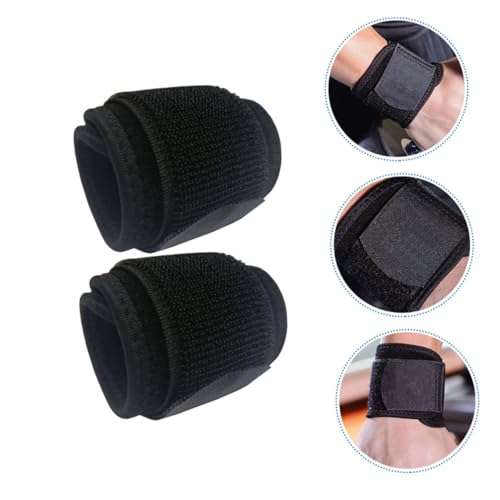 Mipcase 2 Pares Pulseira Apoio De Pulso De Levantamento De Peso Cinta De Suporte Do Carpo Envoltório