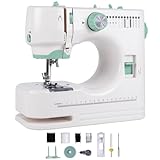 Handheld Sewing Machine, Mini Portable Electric Sewing Machine for Beginner with Dual Speeds, Easy to Use and Fast Stitch Suitable for Clothes, Fabrics, DIY, Home, Travel, Family