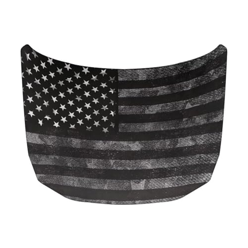 Qiyupavto Car Hood Cover American Flag Design Car Hood Protector Waterproof Universal Automotive Exterior Accessories Patriotic Decorations for Compact Vehicles Sedans Trucks SUVs Pickup (5939 Inch)