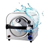 Controllo della temperatura di precisione: questo sterilizzatore a vapore funziona a una temperatura di lavoro di 121 ℃ e completa il processo di sterilizzazione in soli 25 minuti. Progettato per funzionare senza intoppi tra temperature ambiente di 5-40 ℃