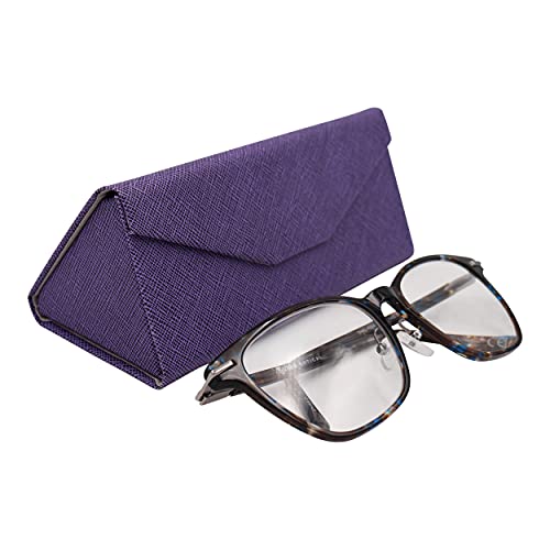 Image of Real Sic Glasses Case for Men and Women - Magnetic Folding Hard Shell Sunglass Holder - Inspired by Solid Color