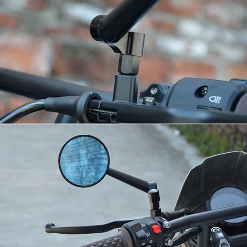 M8 Rechtsgewinde auf M8 Rechtsgewinde Motorrad Motorroller Spiegel Adapter (2 Stück)