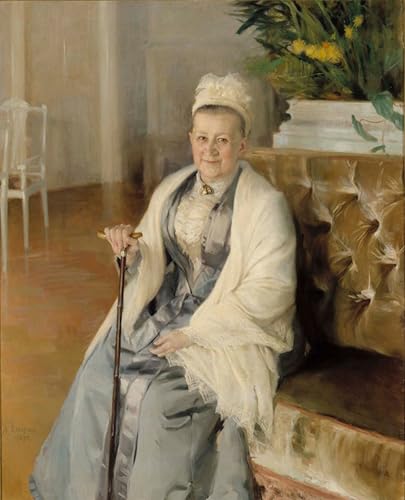 Impression d'affiches d'art de salon, portrait toile Albert Edelfelt pour atmosphère 60x90cm
