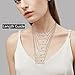 CharmSStory 2 Name Necklace Personalized Stainless Steel Custom Nameplate Necklace for Women 18k Gold Plated Initial Engraved Pendant Customizable Necklace