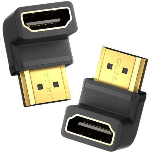 Image of FEDUS L Shape,hdmi Connector, hdmi Jointer, Male to Female Adapter, Cable connecter, converters Extender,Extension CouplerL Shape Pack-1