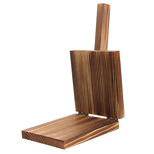 OKUMEYR Manual Tortilla Press Wood Dough Presser for Dumpling Wrappers Large Capacity Perfect for Family Baking
