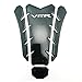 DAMOTUO Motorcycle 3D Fibre de carbone Noir Couvercle de carburant Couvercle Traction Pad Protecteur Stickers Stickers pour Honda VFR 1200 VFR800 800F