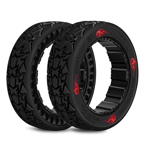 GLDYTIMES 10x2.75 Off-Road Gokart Tire for Ninebot S Max Self-balancing Scooter, Compatible with Gokart Pro/Pro 2 Series, Rear Drift Tire Bundle (2pc)