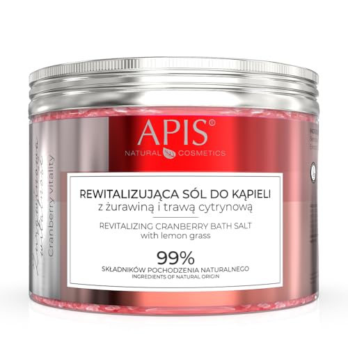 APIS Sales de baño revitalizantes con musgo y hierba de limón, vitalidad y relajación, 650 g