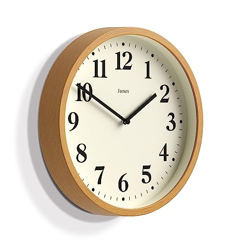 Jones Clocks® Lodge wall clock, Medium Faux Wood, 25 x 25 x 4 cm - Image 2