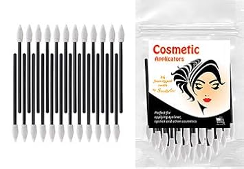 Swab-its Made in the USA 24-piece Package of Cosmetic Applicators & Foam Swabs 87-7901