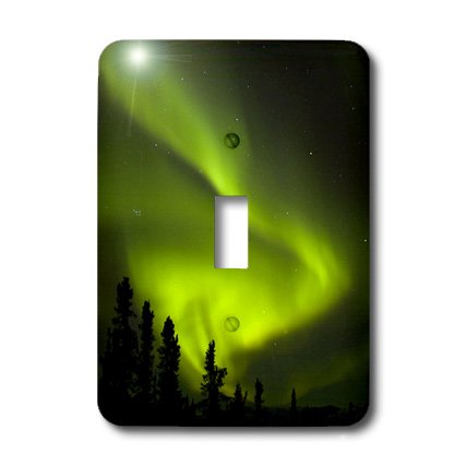 Interrupteur à bascule Alaska Aurora Borealis Sherry Zurey 3drose LSP 87749 1 pour déco unique
