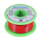 Flexible 1007 22 AWG gancho de alambre: conductor de cobre trenzado tintado con una capa de PVC.