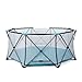 Regalo Safety My Play Deluxe Extra Large Baby Playpen & Portable Play Yard, Foldable 8-Panel Indoor Outdoor Playpen for Babies & Toddlers, Mesh Sides, Washable Nylon Bottom, 62