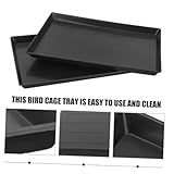 Abaodam Replacement Crate Tray for Small Dog Crate Leakproof Bird Cage Mat Plastic Pet Cage Tray - Image 3