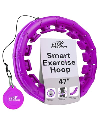 Infinity Weighted Hula Hoop for Adults by FIT ON FORM