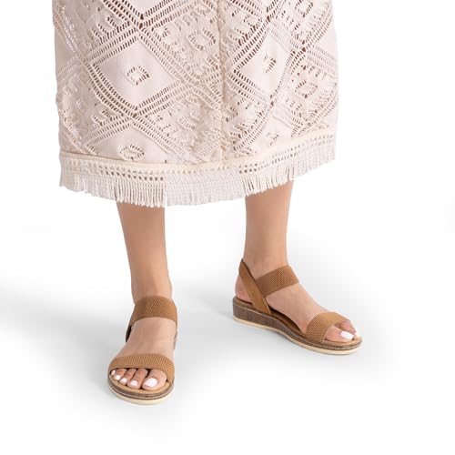 Image of DREAM PAIRS Women's Low Wedge Casual Sandals