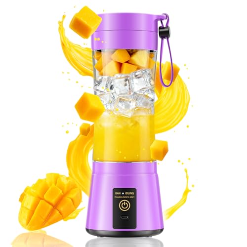 Image of Cordless Personal Size Portable Blender - 380Ml Blender Smoothies and Shakes, BPA Free Traveling Juice Cup with Powerful Blending, Freshly Squeezed in Sports /Travel /Home