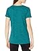 Amazon Essentials Women's Active Quick Dry Tech Stretch Workout Gym Short-Sleeve Crewneck T-Shirt, Pack of 2, Blue/Teal Green Space Dye, XX-Large
