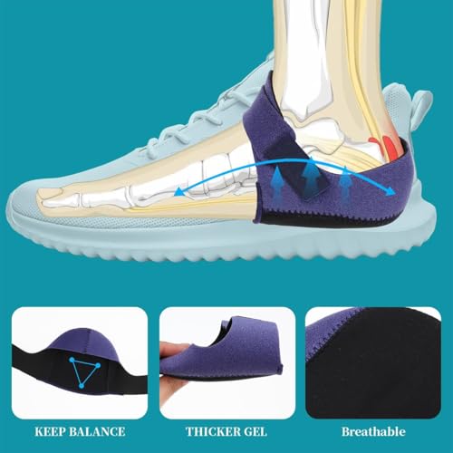 Image of Aegon Heel Pain Relief Pad Cushion | Silicon Gel Heel Cups for Ankle Pain | Heel Spur Shoe Support for Men & Women for Plantar Fasciitis | Swelling | Shock Absorption (1 Pair) (Large (Men))