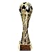 Larius Group - Trofeo di calcio, misura extra large (250 mm, 460 gr.) - Trofeo - Scarpa d'oro