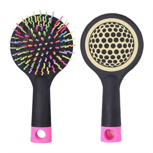 Brosse à cheveux démêlante anti-nœuds douce avec base coussin