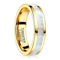 G-6mm-Mother of Pearl & Gold