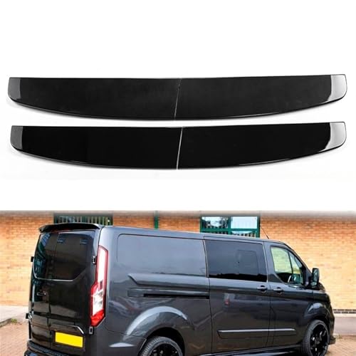 Becquet supérieur de coffre aérodynamique aspect carbone Transit Custom - 6