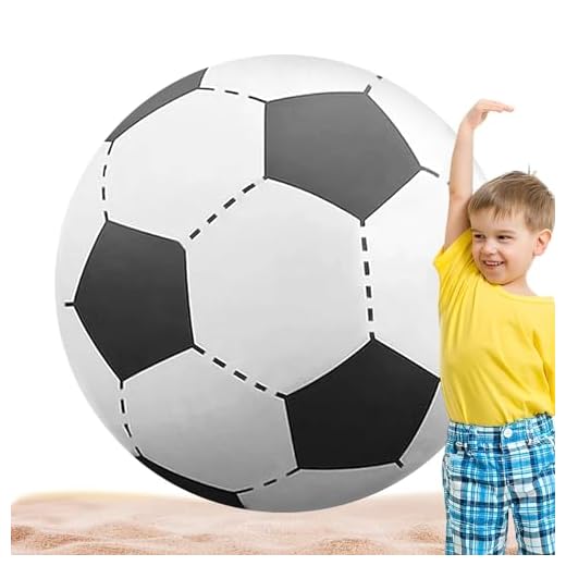 Grand Ballon De Football Gonflable - Gros Ballon Gonflable, Ballons De Sport Gonflables Géants | Ballon De Plage De Football Pour Les Jouets De Décoration De Piscine De Jeu En Plein Air