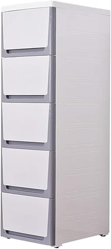 Aufbewahrungskörbe, Organizer, Schrankschublade für Snacks und Küchenutensilien, 30 cm breit, schmaler Spalt, Aufbewahrungsregal mit 3 Ebenen, Meerblau