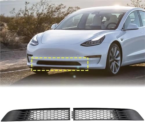 Inserts de maille calandre pour Tesla Model Y 2021-2024 grille d'aération avant - 2
