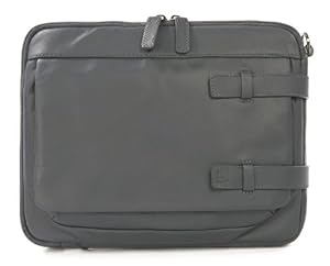 Tucano Tema Shoulder Bag, Handtasche für iPad Mini, Tablets bis 8 Zoll, dunkelgrau