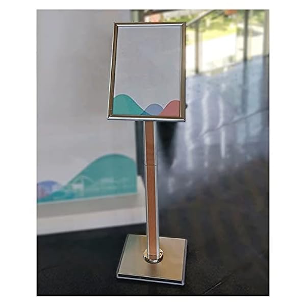 Tafelstandaard recht dubbelzijdige presentatie Poster Stand Verticale Vloerende Poster Rack Billboard Display Rack Stand-up Display Reclame Rack for Home Restaraunt Sign Holder Poster Stand