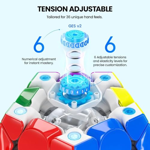 Image of GAN Megaminx V2 Magnetic Speed Cube | MagLev, 160-Point Ball-Core & UV Coated Finish | Omnidirectional Auto-Alignment 15 & 36 Customization Settings, Black