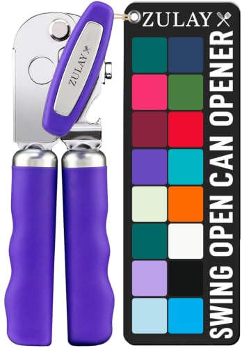 Image of Zulay Kitchen Stainless Steel Swing Open Manual Can Opener Comfortable Grip