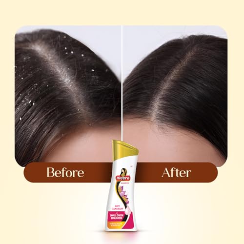 Image of Meera Anti-Dandruff Shampoo, With Small Onion and Fenugreek, 180 ml