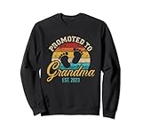 Promoted to grandma 2023 vintage retro Sweatshirt